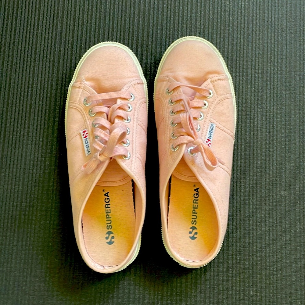 Superga Pink Slip On Sneaker